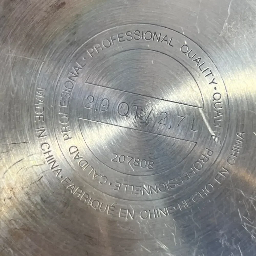 Unbranded stainless steel